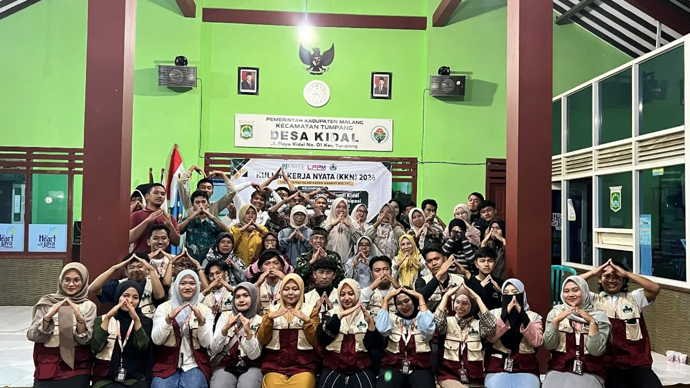 Gandeng Pemerintah Desa dan Lintas Elemen Masyarakat, KKN Kelompok 6 Tumpang Universitas Islam Raden Rahmat Malang  Sosialisasikan Program Kerja di Desa Kidal